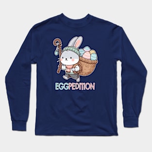 Easter Bunny Eggpedition Long Sleeve T-Shirt